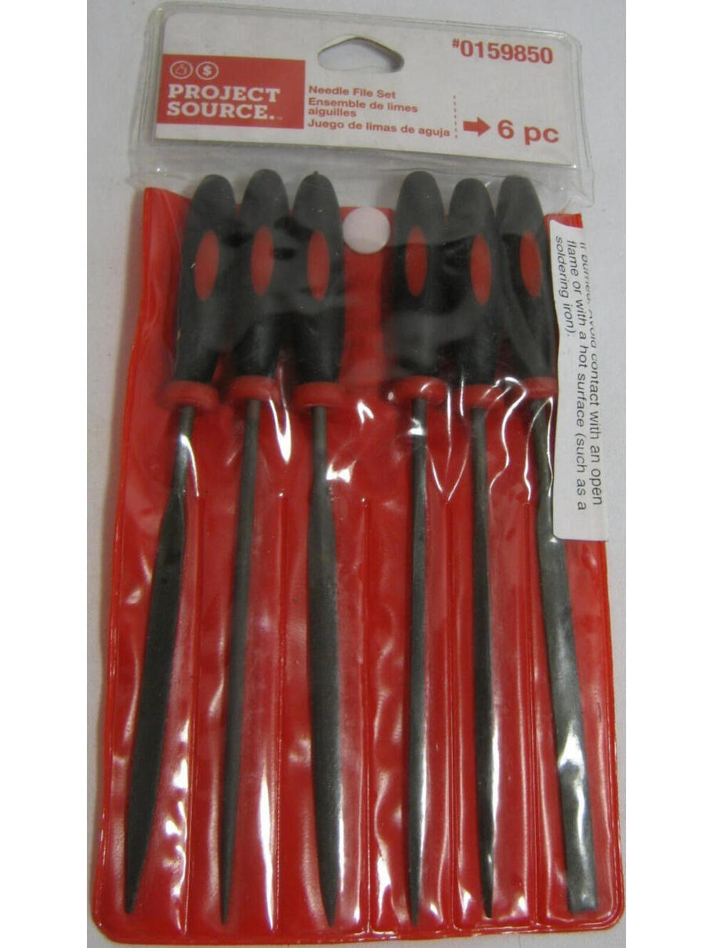 Hyper Tough Needle File Set 6 Assorted Files, 6-PIECENEEDLE FILE SET